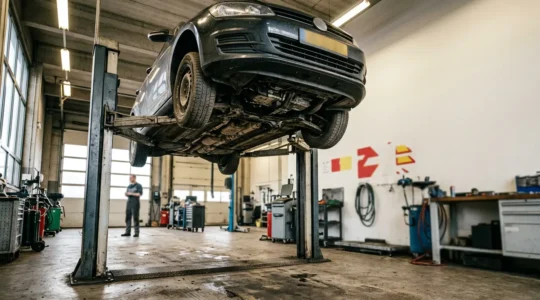 APK-keuring technische inspectie van een auto in Nederland