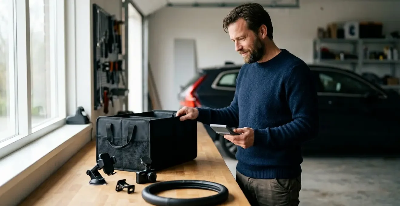 Auto-eigenaar onderzoekt verschillende accessoires die de inruilwaarde kunnen verhogen