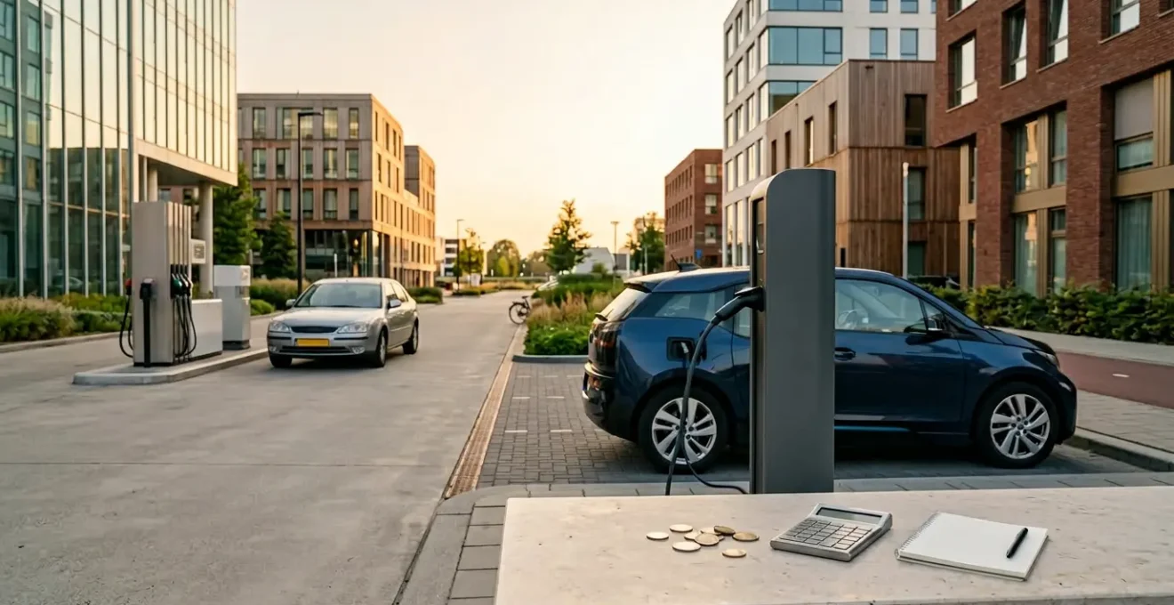 Vergelijking van kosten tussen elektrische en benzineauto's na 4 jaar gebruik