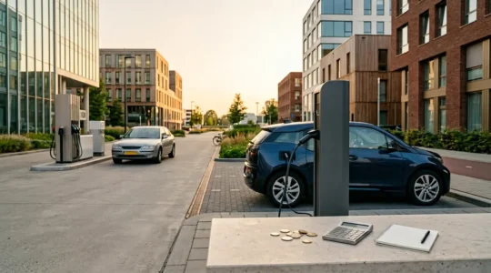 Vergelijking van kosten tussen elektrische en benzineauto's na 4 jaar gebruik