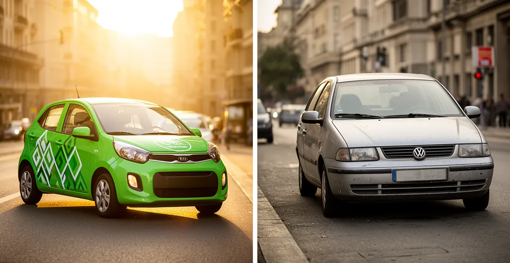 Vergelijking tussen deelauto kosten en eigen occasion voor stadsbewoners