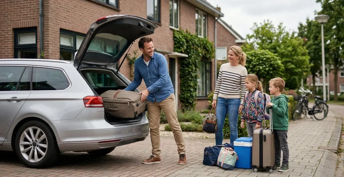 Praktische demonstratie van laadruimte verschil tussen stationwagon en SUV