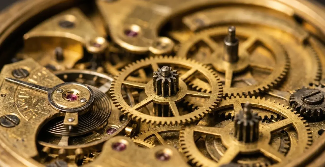 Visuele tijdlijn van schadevrije jaren opbouw, gesymboliseerd door een mechanisch uurwerk.